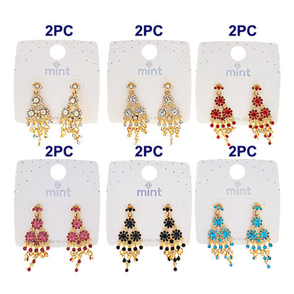 JAE46295 - Rhinestone Chandelier Earring