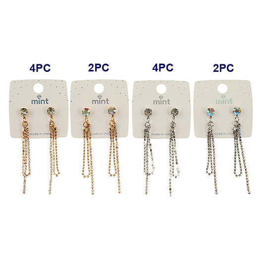 JAE46340 - Rhinestone Drop Earring