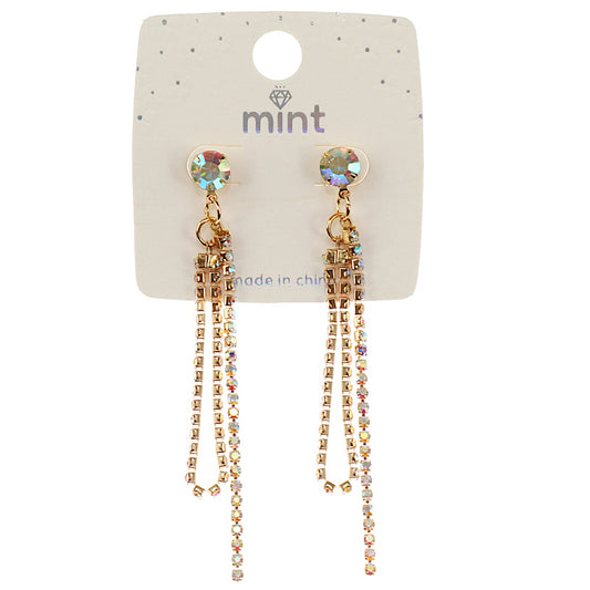 JAE46340 - Rhinestone Drop Earring