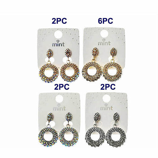Rhinestone Cluster Earring