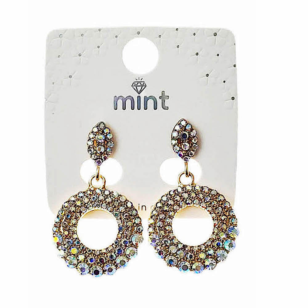 Rhinestone Cluster Earring