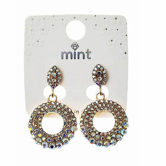 Rhinestone Cluster Earring