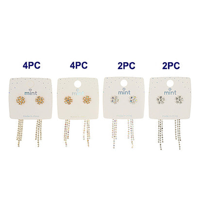 Flower Front-Back Earring