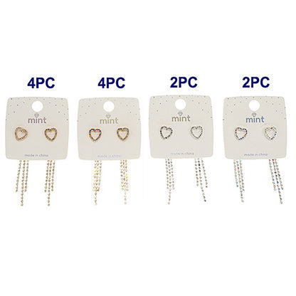 Heart Front-Back Earring