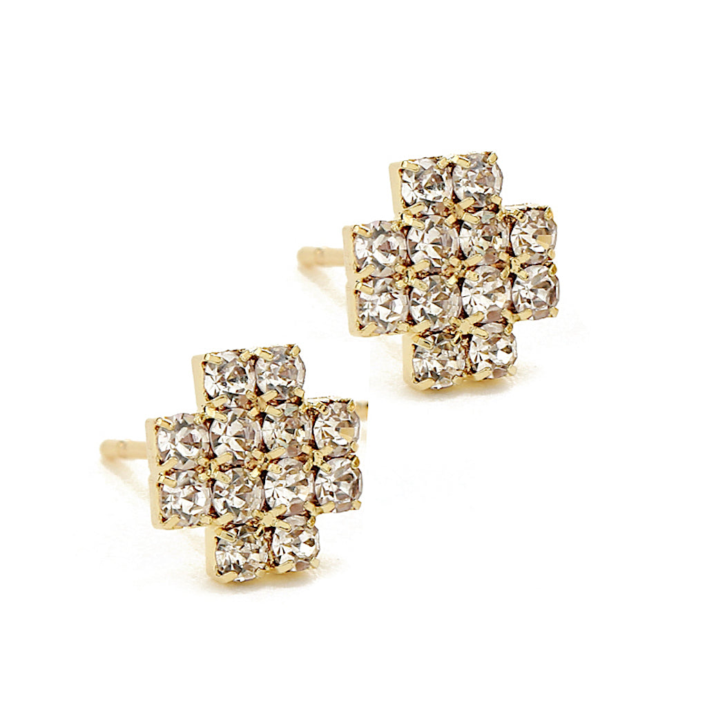 36 PCS Rhinestone Stud Earrings