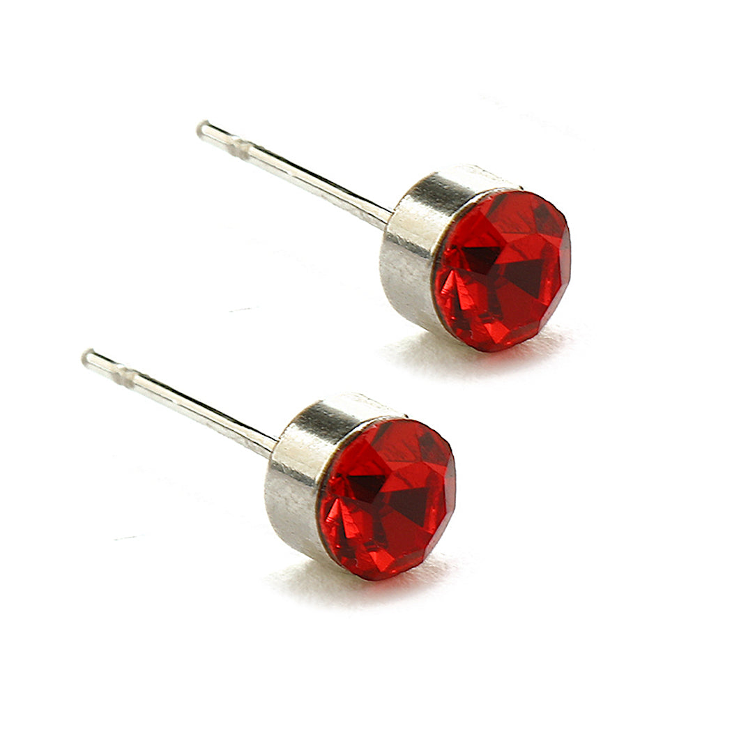 36 PCS Silver Rhinestone Stud Earrings