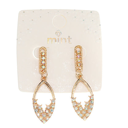 Rhinestone Teardrop Earring