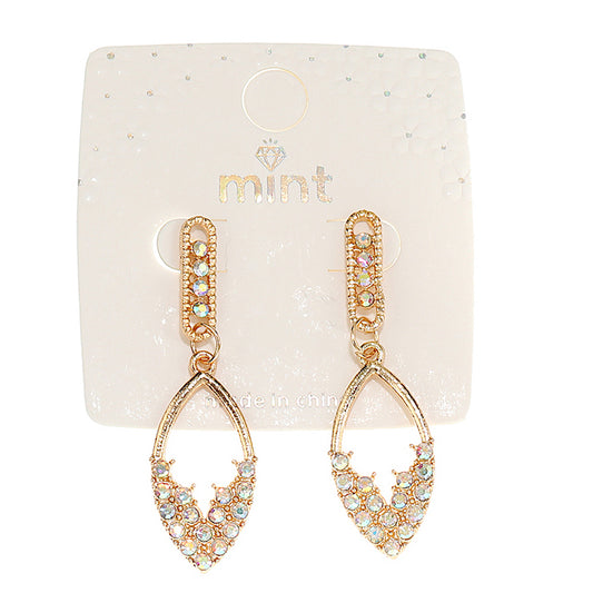 Rhinestone Teardrop Earring