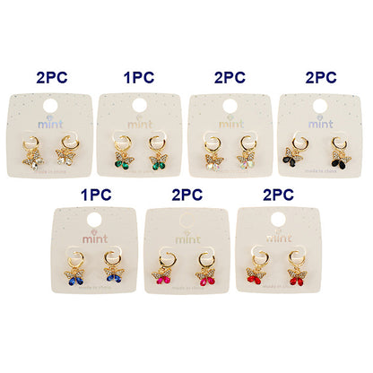 JAE46536 - Dainty Butterfly Dangle Earring