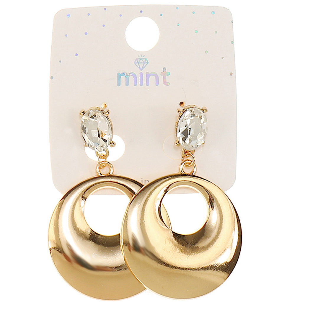 JAE46549 - Gold Disc Earring