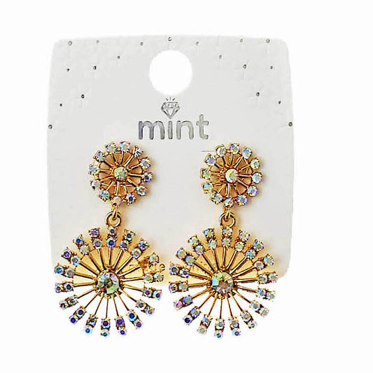 Rhinestone Asterisk Earring