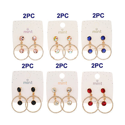 Crystal Circle Earring