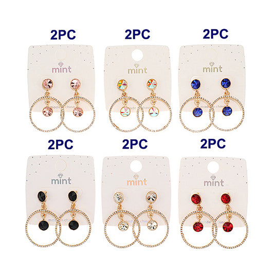 Crystal Circle Earring