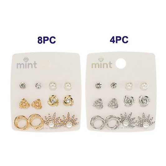 JAE46630 - 6 Pair Earring Set