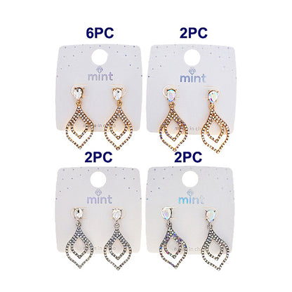 Rhinestone Teardrop Earring