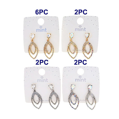 Rhinestone Marquise Earring