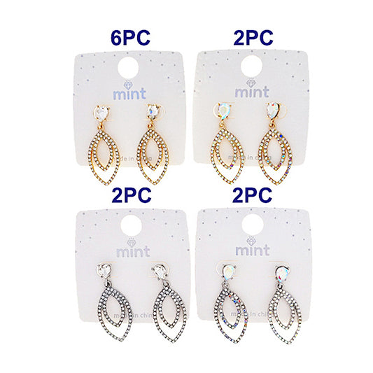 Rhinestone Marquise Earring