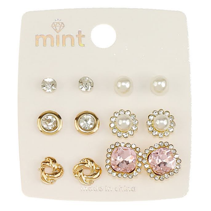 Atlas Wholesale - 6 Pair Stud Earring Set – Atlas Fashion