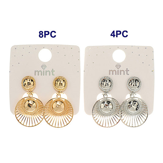 JAE46753C - Clip On Circle Cutout Earring