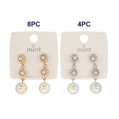 JAE46944 - Pearl Flower Cascade Earring