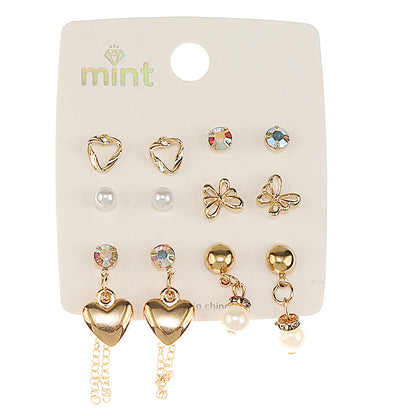 JAE47106 - 6 Pair Earring Set