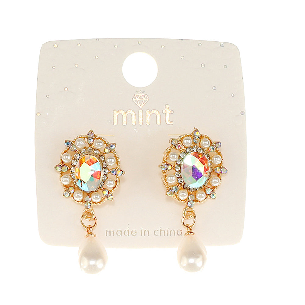 Vintage Pearl Droplet Earring