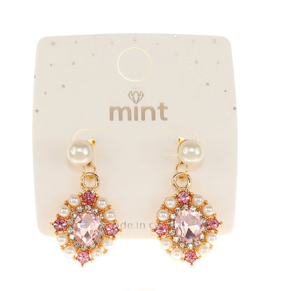 Vintage Pearl Crystal Earring