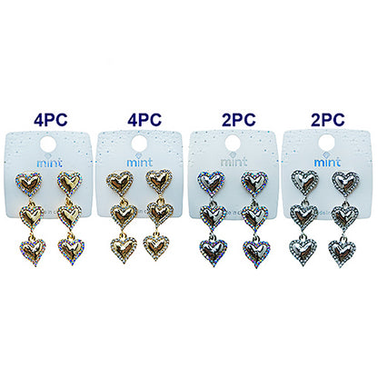 Heart Cascade Earring