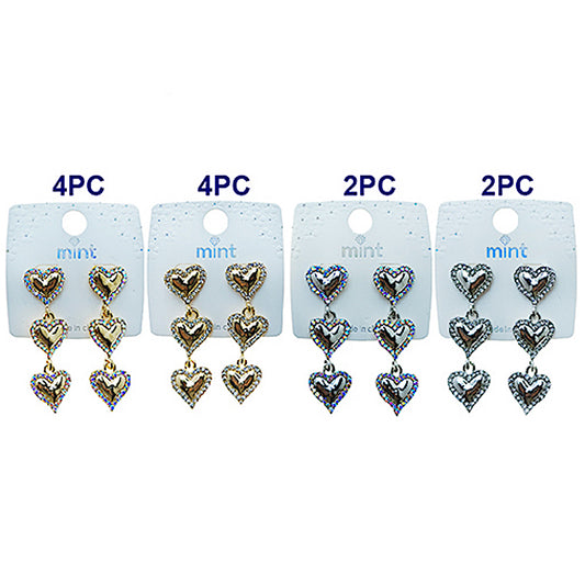 JAE47136 - Heart Cascade Earring