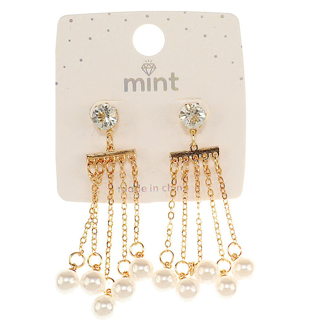 JAE47214 - Pearl Chandelier Earring