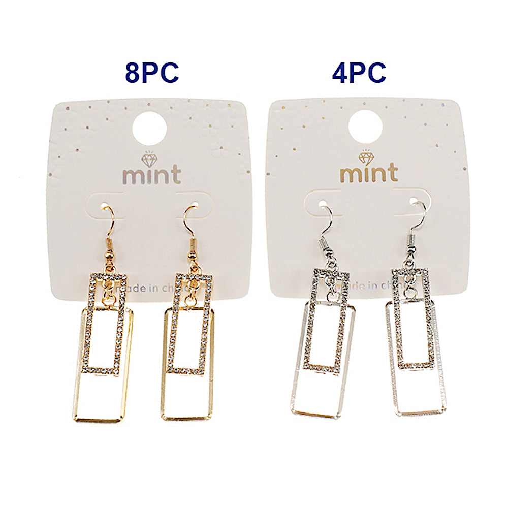 Rectangle Dangle Earring
