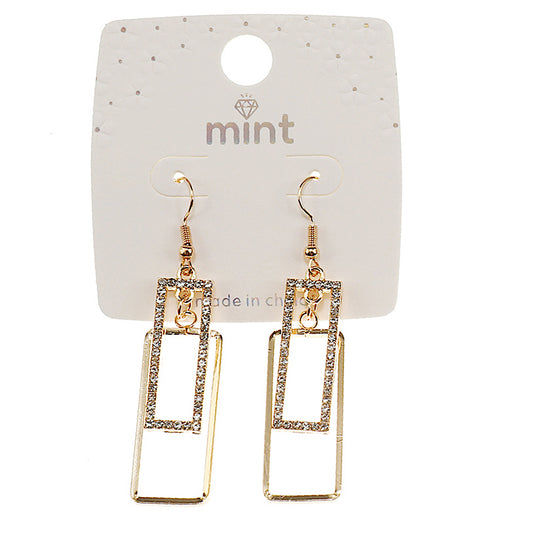 Rectangle Dangle Earring