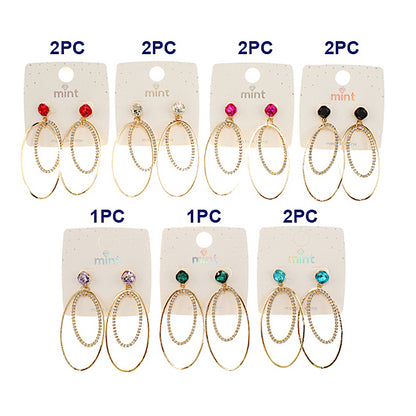 Oval Dangle Earring