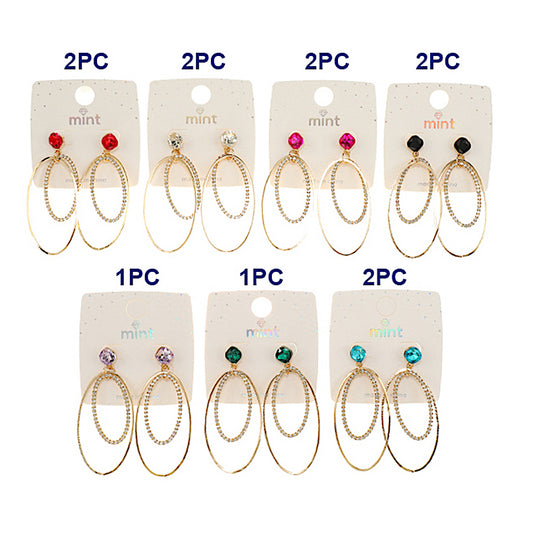 Oval Dangle Earring