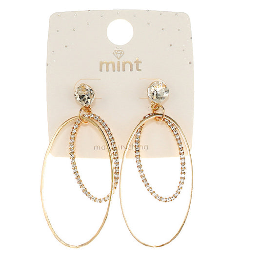 Oval Dangle Earring