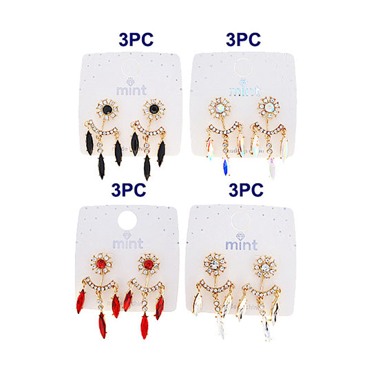 JAE47282-4C - Vintage Chandelier Earring