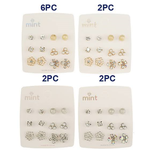 JAE47301 - 6 Pair Earring Set