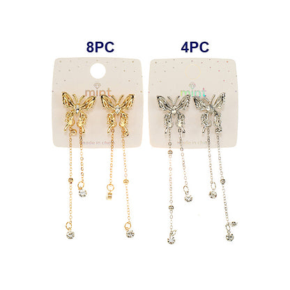 JAE47392 - Butterfly Chain Drop Earring