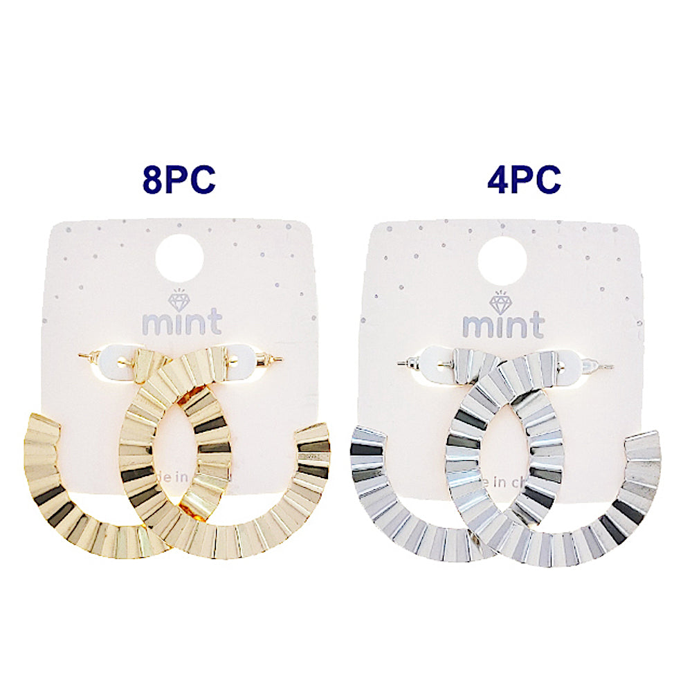 JAE47570 - Pleated Hoops