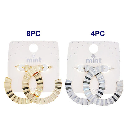 JAE47570 - Pleated Hoops