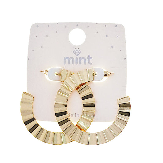 JAE47570 - Pleated Hoops