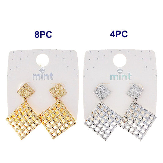 Basketweave Earring