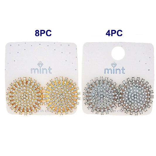 Pavé Rhinestone Sun Earring
