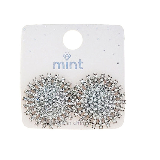 Pavé Rhinestone Sun Earring