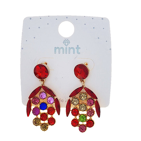 Crystal Cluster Earring