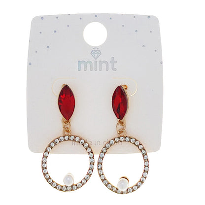 Geometric Crystal Earring