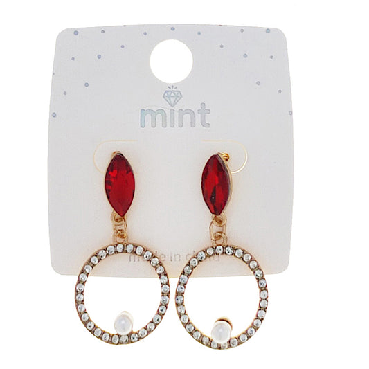 Geometric Crystal Earring