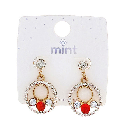 JAE47800 - Geometric Crystal Earring