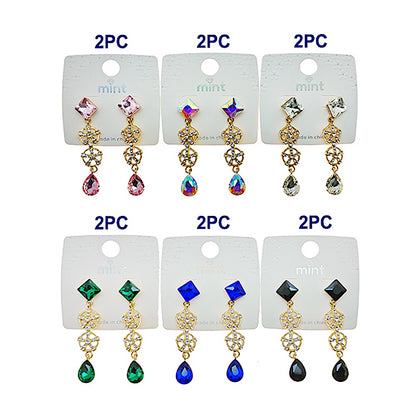 JAE47989 - Crystal Star Drop Earring
