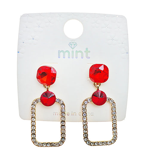JAE47990 - Crystal Drop Earring